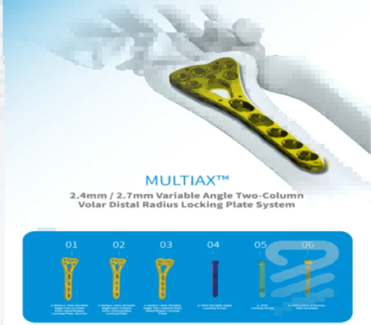 Variable Angle Distal Radius Locking Plate OEM